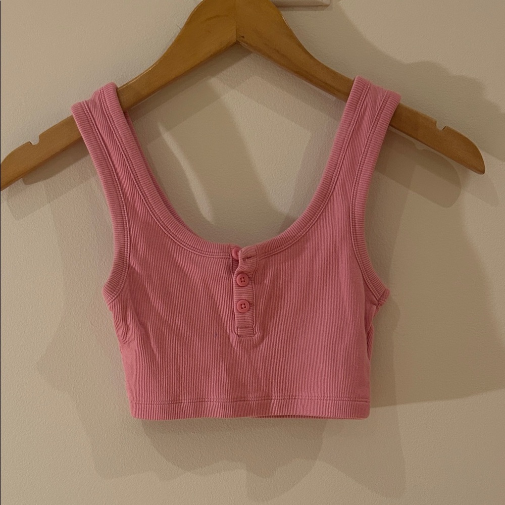 Cotton On Pink Cropped Tank